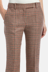OTUS FLARED HOUNDSTOOTH TROUSERS