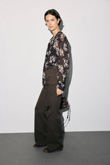 ANNA BROWN FLARED JEANS