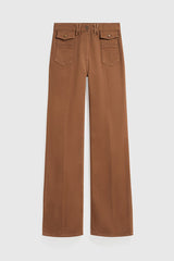ANNA CINNAMON FLARED JEANS