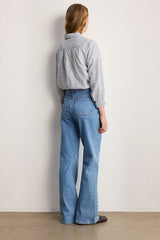 BRINA HORSEBIT FLARED JEANS