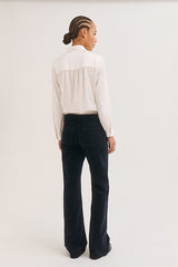ISMA NAVY HORSEBITS VELVET JEANS