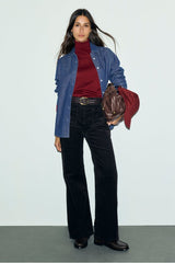MAEL CINNAMON CORDUROY FLARED JEANS