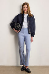 BIBA FITTED STRIPED SUIT TROUSERS