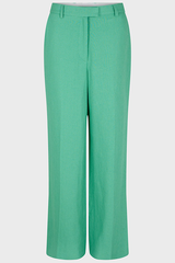CYRIELLE LINEN MIX STRAIGHT TROUSERS