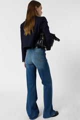 ANNA FLARE DENIM BRUT JEANS