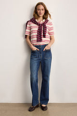 BRONTE BRAIDS RAW DENIM JEANS