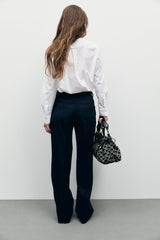 MEGAN STRAIGHT-LEG SUIT TROUSERS