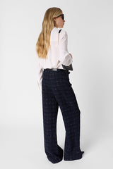 ALEYNA LARGE TWEED TROUSERS