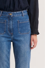 IVETTE STRAIGHT-LEG JEANS