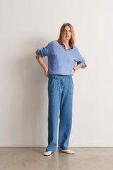 PALMA11 WIDE WASHED JEANS