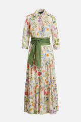 PALMO FLORA SHIRT DRESS