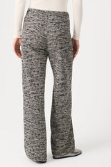 JACQUARD STRAIGHT TROUSERS