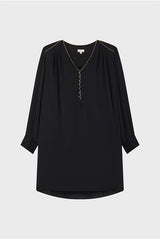 SHIREL BLACK MINI DRESS