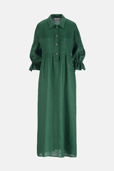 PASOTTO GREEN LONG SHIRT DRESS