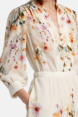 PASTICCINO FLORAL SILK-BLEND DRESS