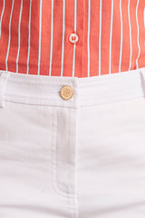 PAULO 11 WHITE 7/8 TROUSERS