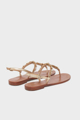 LOUKA GOLD SANDALS