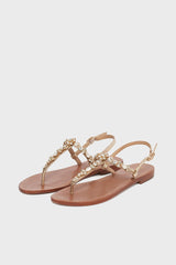 LOUKA GOLD SANDALS