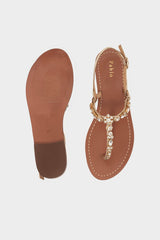 LOUKA GOLD SANDALS