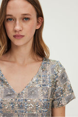 UNELISE SEQUIN TOP