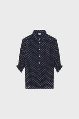 UTHARA POLKA DOTS MUSLIN SHIRT