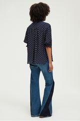 UTHARA POLKA DOTS MUSLIN SHIRT