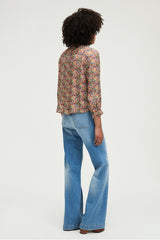 UGETTE COLORFUL FLOWER PRINT SHIRT