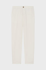 LUTIE COTTON LINEN STRAIGHT TROUSERS