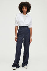 LISIA JEANS-STYLE FLARED TROUSERS