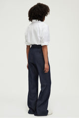 LISIA JEANS-STYLE FLARED TROUSERS
