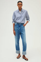 LUMA STRAIGHT TURN-UP JEANS