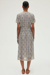 PHARA LONG SEQUINNED FITTED DRESS