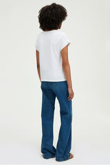 GENIE JEWEL BUTTONS COTTON T-SHIRT