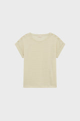 GERALDA LUREX STRIPED T-SHIRT