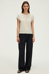 GERALDA LUREX STRIPED T-SHIRT