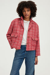 ROSYLLA COLORFUL TWEED JACKET