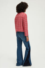 ROSYLLA COLORFUL TWEED JACKET