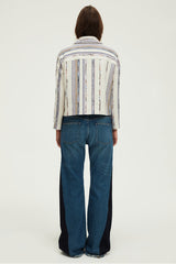 RYSELLE EMBROIDERED STRIPE JACKET