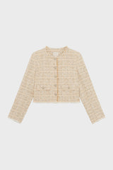 ROZETTA FRINGED TWEED JACKET