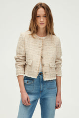 ROZETTA FRINGED TWEED JACKET