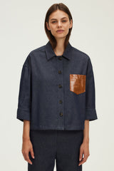 ROSELANE SHIRT LIKE DENIM JACKET