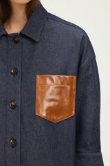 ROSELANE SHIRT LIKE DENIM JACKET
