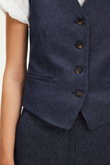 ROCIA DENIM WAISTCOAT