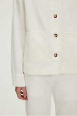 RONJA COTTON LINEN OVERSHIRT
