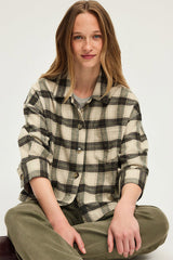 ALMA CHECKED OVERSHIRT
