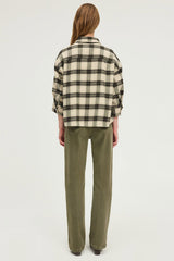 ALMA CHECKED OVERSHIRT