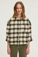 ALMA CHECKED OVERSHIRT