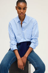 AMBRE STRIPED POPLIN SHIRT