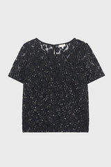 ALVY SEQUINED FLORAL TOP