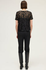 ALVY SEQUINED FLORAL TOP